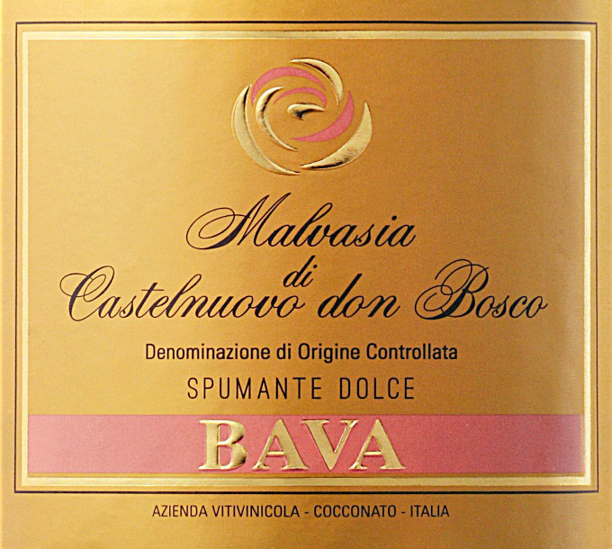 Malvasia Rosé Spumante - Cantine Bava - Eithctetta