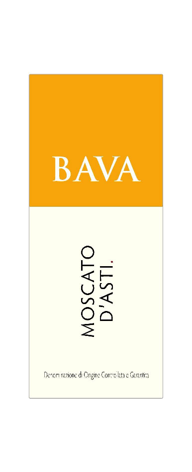 Moscato d'Asti - Cantine Bava - Etichetta