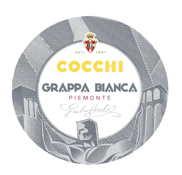 Grappa Bianca del Piemonte - Giulio Cocchi - Etichetta