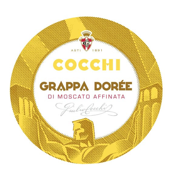 Grappa Dorée di Moscato Affinata - Giulio Cocchi - Etichetta