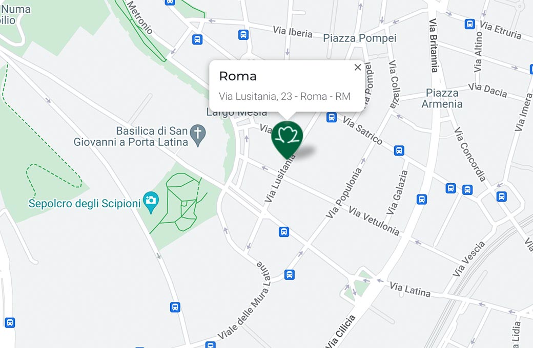 Mappa - Supermercato TODIS - Via Lusitania, 23 Roma (RM) - Rivenditore Cimina Funghi