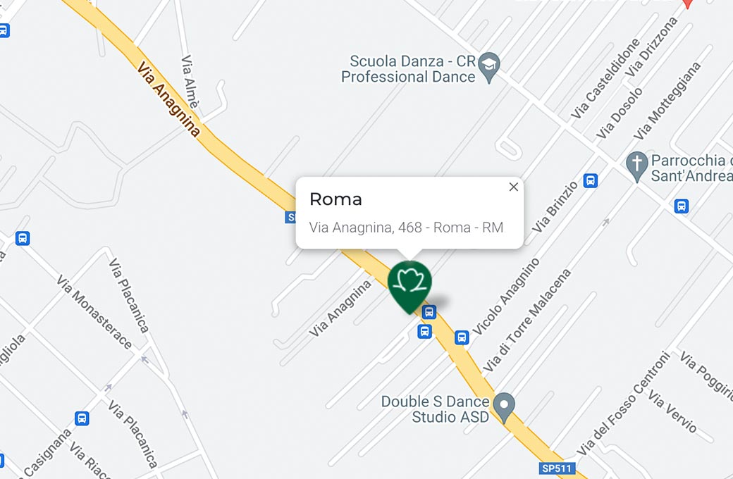 Mappa - Supermercato TODIS - Via Anagnina 468 Roma (RM) - Rivenditore Cimina Funghi